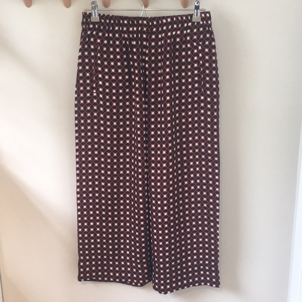 Zara Silk Wide Leg Pants